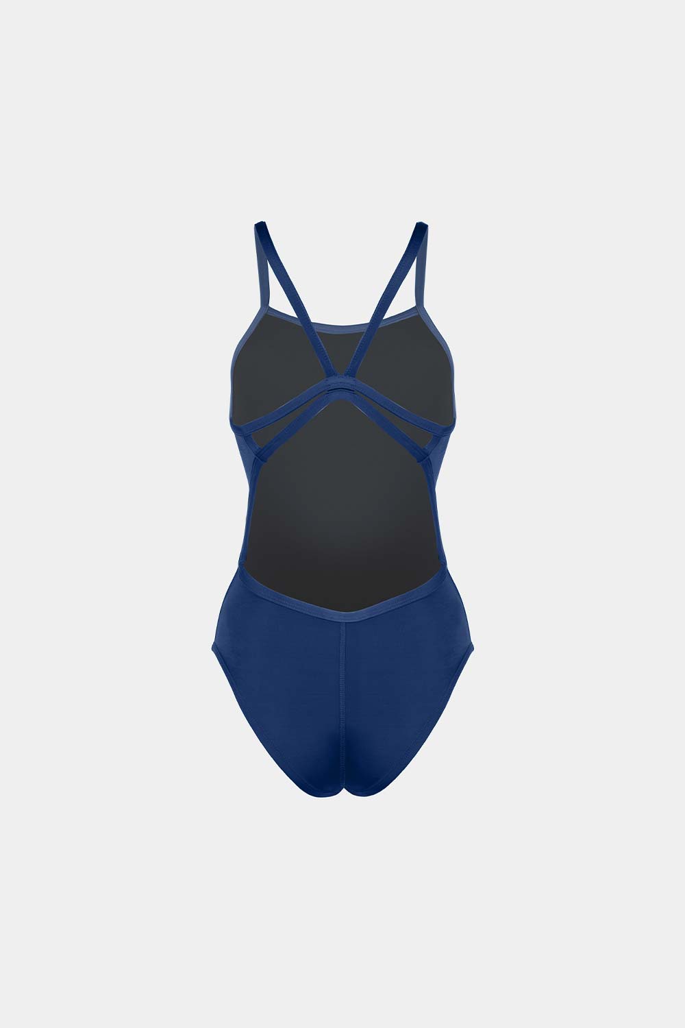 ENTERO DOBLE TIRA ESENCIAL AZUL OSCURO ESPALDA