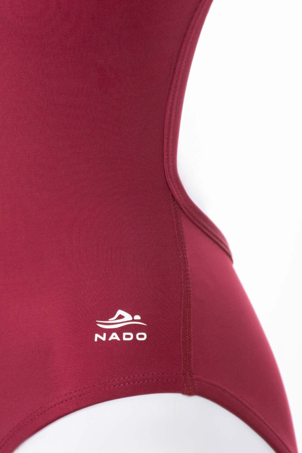 ENTERO DOBLE TIRA ESENCIAL BURDEOS LOGO DETALLE