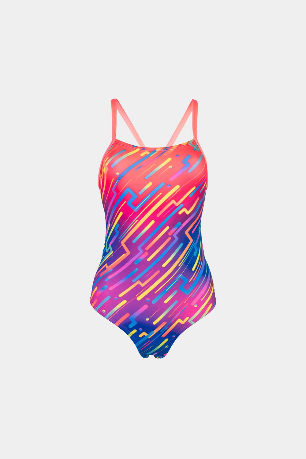 ENTERO TIRA ESTAMPADO BLUE NEON LASER FRENTE