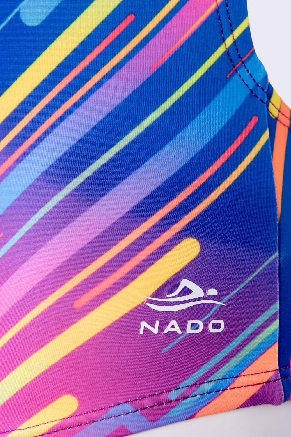 ENTERO TIRA ESTAMPADO BLUE NEON LASER LOGO DETALLE