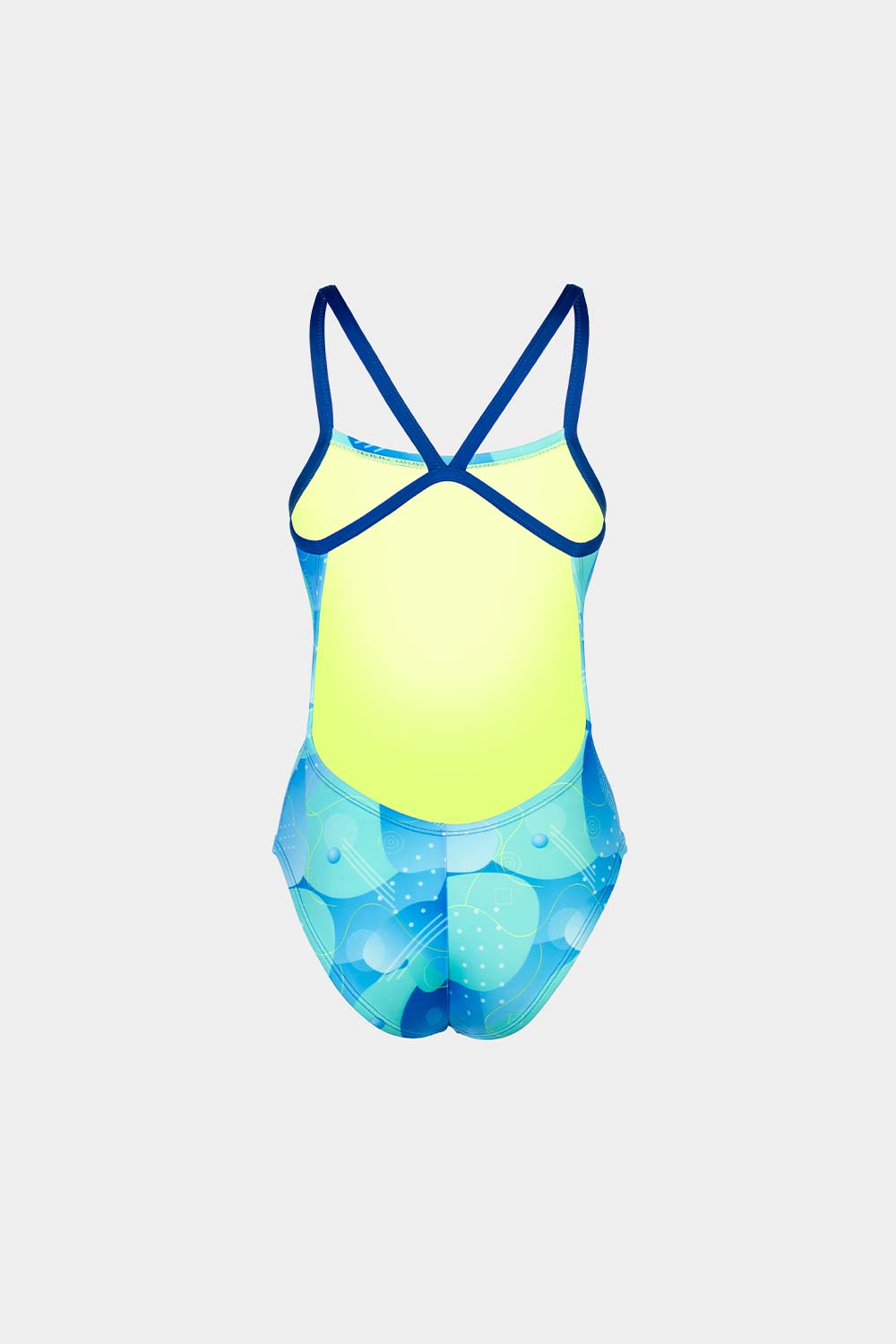 ENTERO TIRA ESTAMPADO BUBBLE WAVE ESPALDA