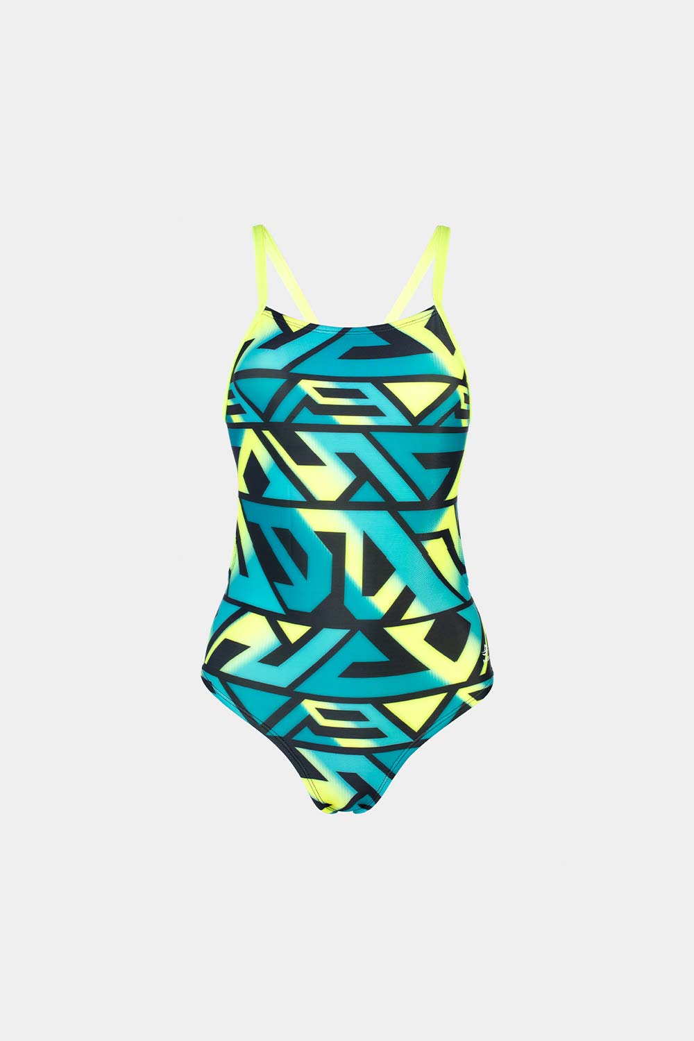 ENTERO TIRA ESTAMPADO GEOMETRIC GREEN FRENTE