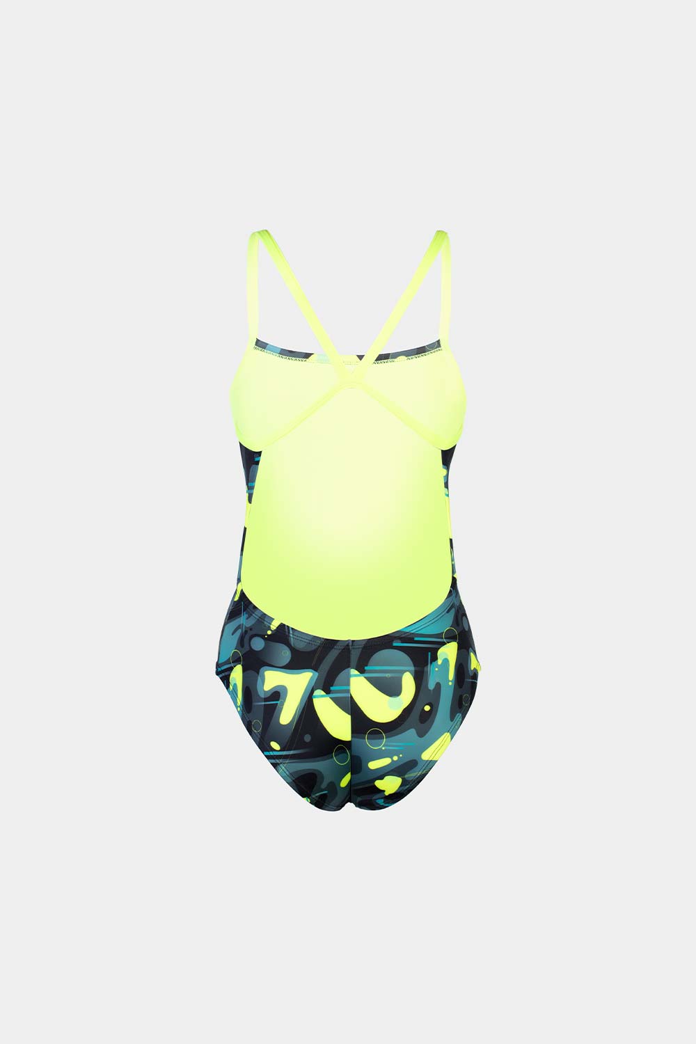 ENTERO TIRA ESTAMPADO GREEN SPLASH ESPALDA