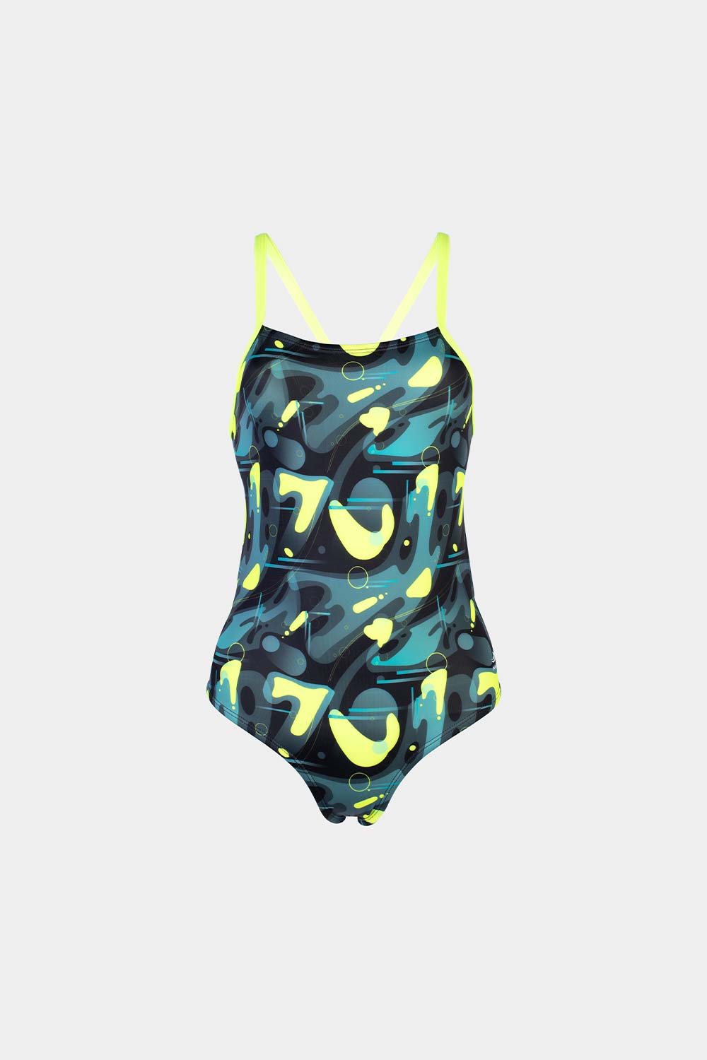 ENTERO TIRA ESTAMPADO GREEN SPLASH FRENTE