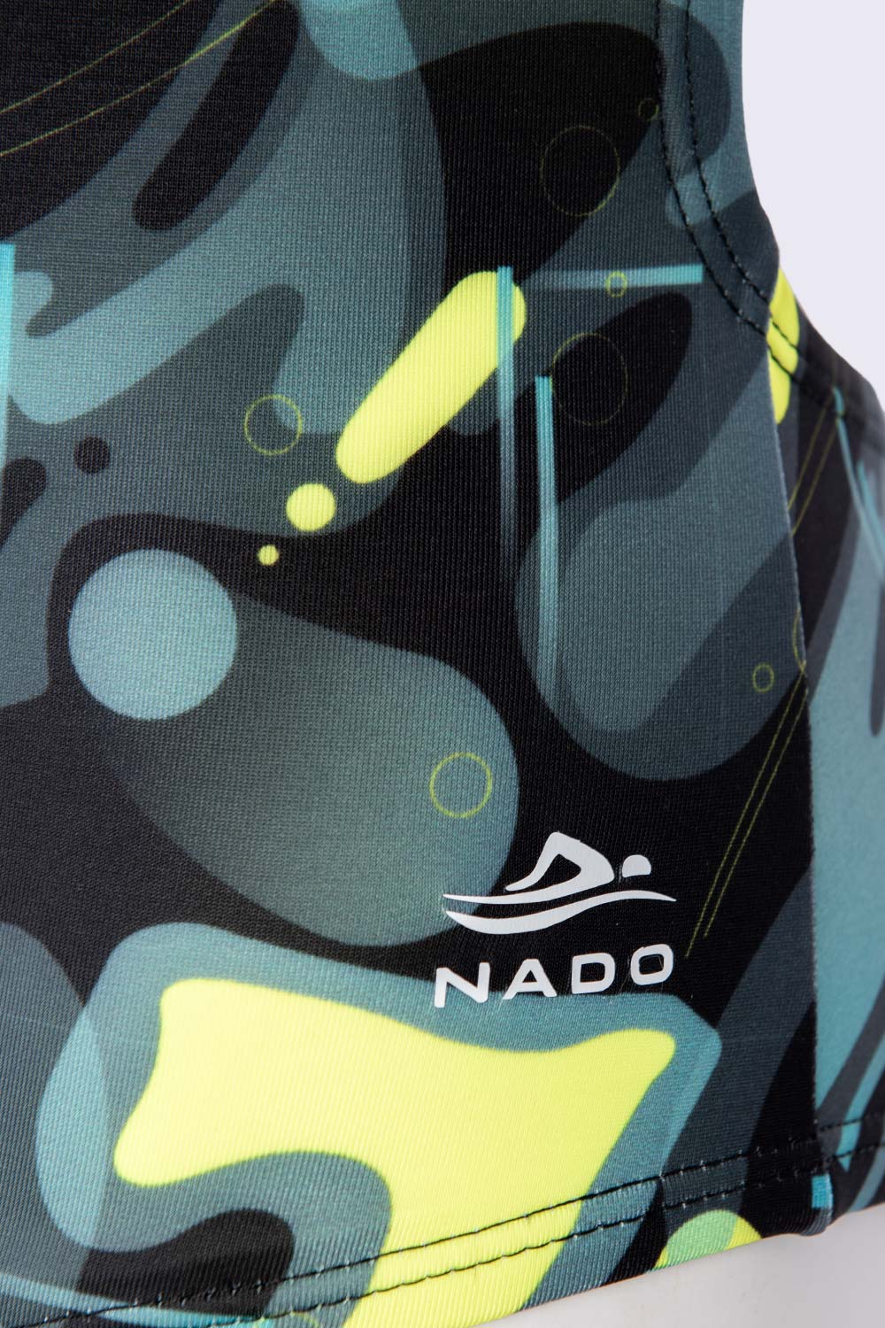 ENTERO TIRA ESTAMPADO GREEN SPLASH LOGO DETALLE