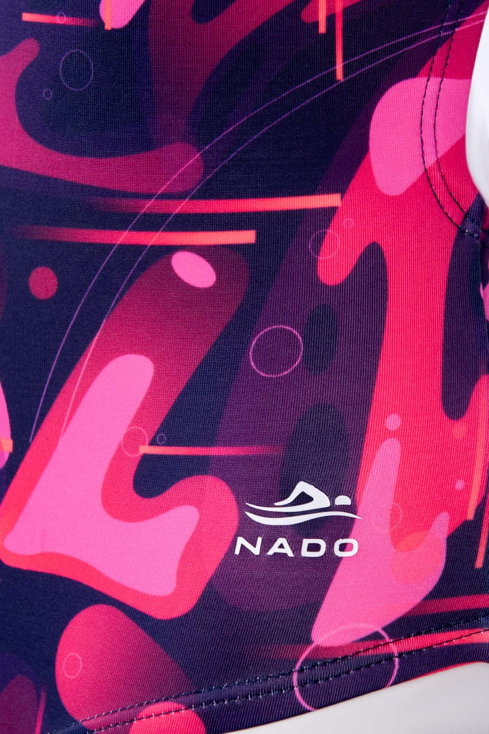 ENTERO TIRA ESTAMPADO PINK SPLASH LOGO DETALLE